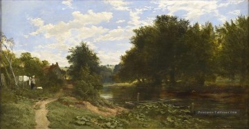 L’eau de Leith Samuel Bough paysage Peinture à l'huile